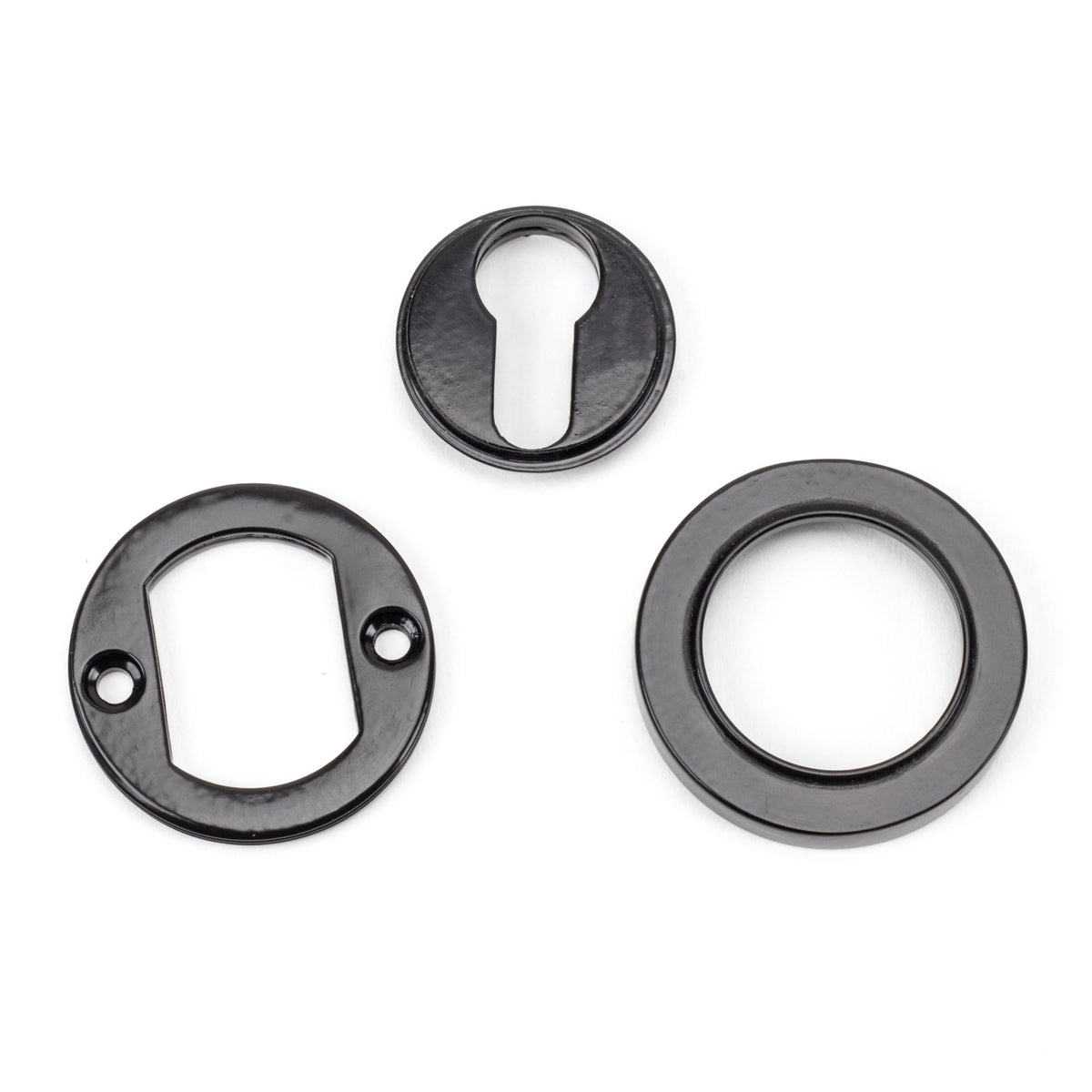 ESCUTCHEON ROUND EURO CNC PLAIN 53x8 BLK - 45719 by MARCHES (ANVIL) ARCHITECTURAL HARDWARE