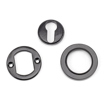 ESCUTCHEON ROUND EURO CNC PLAIN 53x8 BLK - 45719 by MARCHES (ANVIL) ARCHITECTURAL HARDWARE
