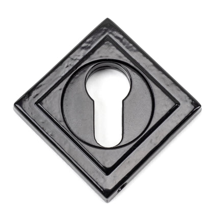 ESCUTCHEON ROUND EURO CNC SQUARE 53x53x8 BLK - 45722 by MARCHES (ANVIL) ARCHITECTURAL HARDWARE