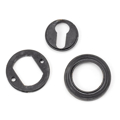 ESCUTCHEON ROUND EURO CNC BEEHIVE 53x8 EBX - 45725 by MARCHES (ANVIL) ARCHITECTURAL HARDWARE