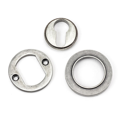 ESCUTCHEON ROUND EURO CNC PLAIN 53x8 PEW - 45727 by MARCHES (ANVIL) ARCHITECTURAL HARDWARE