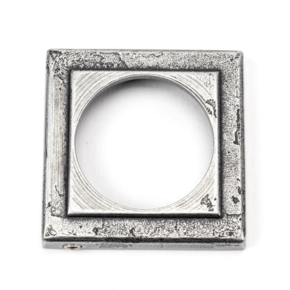 ESCUTCHEON ROUND EURO CNC SQUARE 53x53x8 PEW - 45730 by MARCHES (ANVIL) ARCHITECTURAL HARDWARE