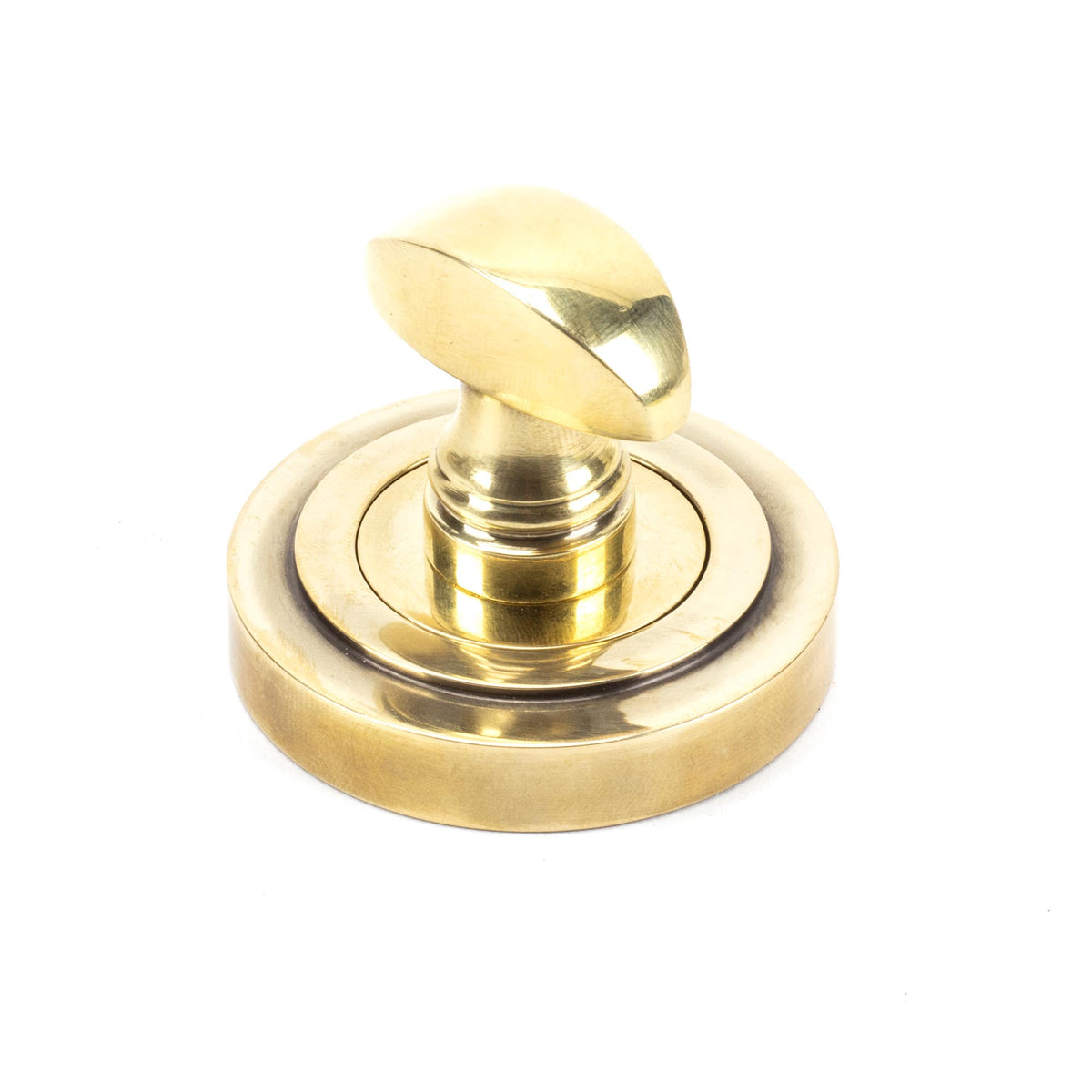 THUMBTURN SET ROUND CNC ART DECO 53x45 AGBR - 45732 by MARCHES (ANVIL) ARCHITECTURAL HARDWARE