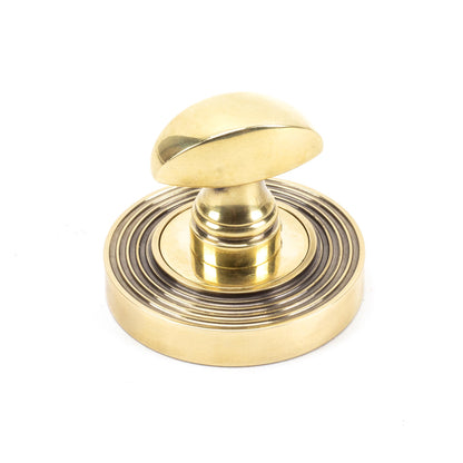 THUMBTURN SET ROUND CNC BEEHIVE 53x45 AGBR - 45733 by MARCHES (ANVIL) ARCHITECTURAL HARDWARE