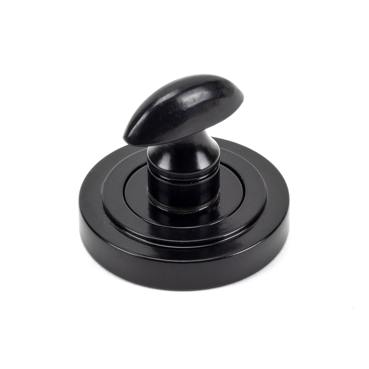THUMBTURN SET ROUND CNC ART DECO 53x45 BLK - 45744 by MARCHES (ANVIL) ARCHITECTURAL HARDWARE