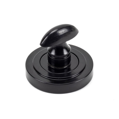 THUMBTURN SET ROUND CNC ART DECO 53x45 BLK - 45744 by MARCHES (ANVIL) ARCHITECTURAL HARDWARE