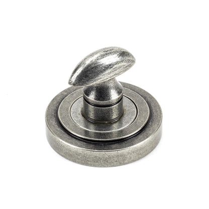 THUMBTURN SET ROUND CNC ART DECO 53x45 PEW - 45752 by MARCHES (ANVIL) ARCHITECTURAL HARDWARE