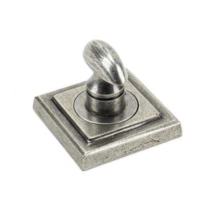 THUMBTURN SET ROUND CNC SQUARE 53x53x45 PEW - 45754 by MARCHES (ANVIL) ARCHITECTURAL HARDWARE