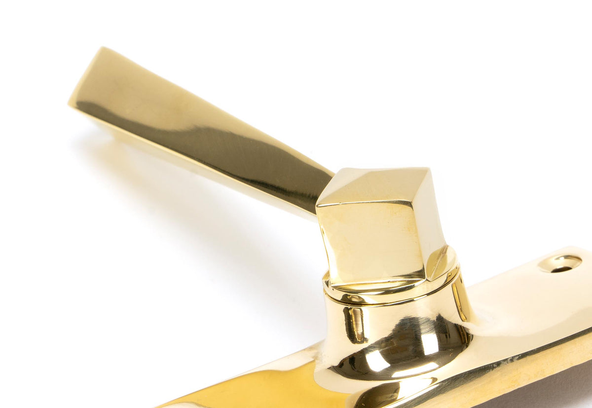 STRAIGHT LEVER HANDLE EURO LOCK 124x148x50 PBR - 45761 by MARCHES (ANVIL) ARCHITECTURAL HARDWARE