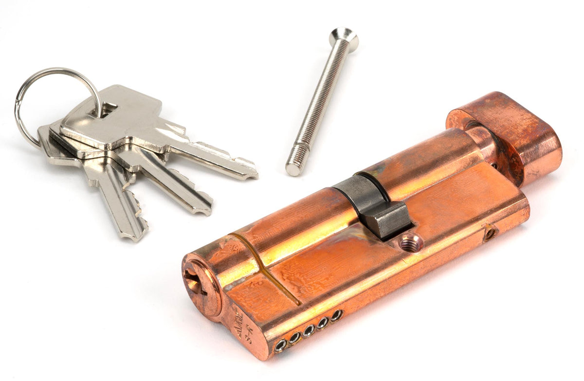 EURO CYLINDER/THUMBTURN 5PIN DIFFER 35T/45 PBZ - 45853 by MARCHES (ANVIL) ARCHITECTURAL HARDWARE