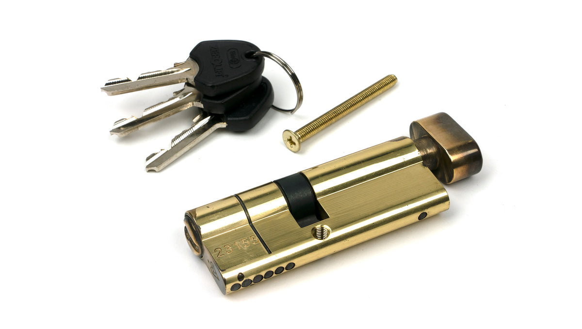 EURO CYLINDER/THUMBTURN 5PIN DIFFER 35/45T AGBR - 45859 by MARCHES (ANVIL) ARCHITECTURAL HARDWARE
