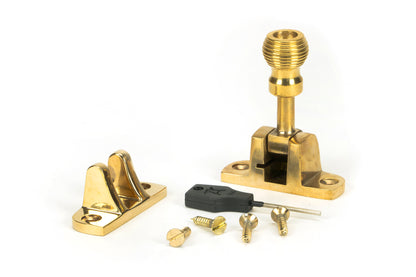 BEEHIVE BRIGHTON FASTENER RAD 55x41x25 PBR - 45952 by MARCHES (ANVIL) ARCHITECTURAL HARDWARE