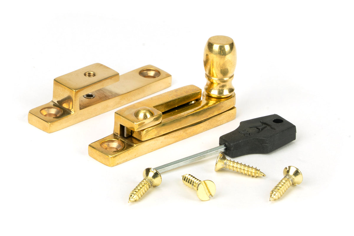 MUSHROOM QUADRANT FASTENER NARROW 64x56x32 PBR - 45997 by MARCHES (ANVIL) ARCHITECTURAL HARDWARE