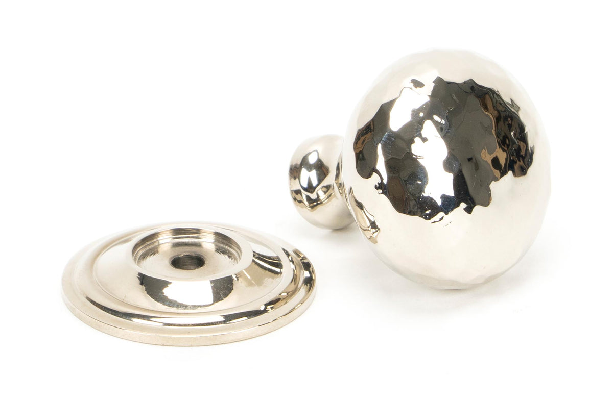 HAMMERED MUSHROOM CABINET KNOB 33x36 PNP - 46022 by MARCHES (ANVIL) ARCHITECTURAL HARDWARE