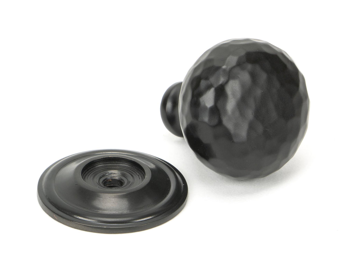 HAMMERED MUSHROOM CABINET KNOB 33x36 AGBZ - 46024 by MARCHES (ANVIL) ARCHITECTURAL HARDWARE