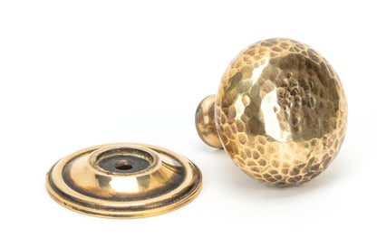 HAMMERED MUSHROOM CABINET KNOB 39x40 AGBR - 46026 by MARCHES (ANVIL) ARCHITECTURAL HARDWARE
