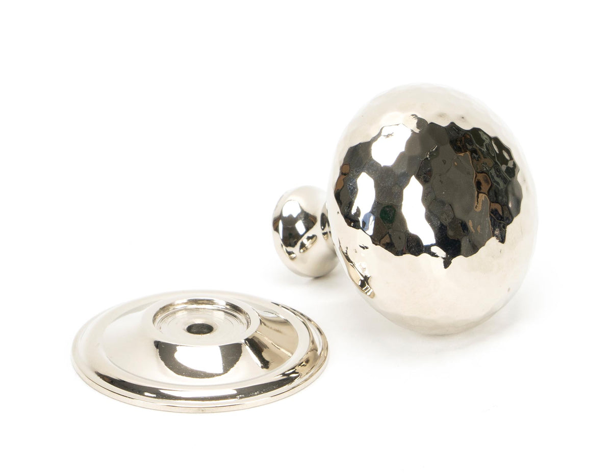 HAMMERED MUSHROOM CABINET KNOB 39x40 PNP - 46027 by MARCHES (ANVIL) ARCHITECTURAL HARDWARE