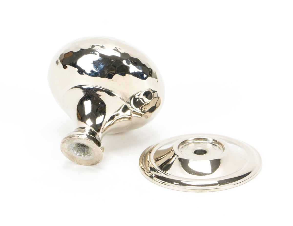 HAMMERED MUSHROOM CABINET KNOB 39x40 PNP - 46027 by MARCHES (ANVIL) ARCHITECTURAL HARDWARE