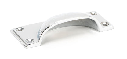 HAMMERED ART DECO DRAWER PULL 100x42x23 PCP - 46038 by MARCHES (ANVIL) ARCHITECTURAL HARDWARE