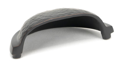 HAMMERED REGENCY DRAWER PULL 85x40x23 AGBZ - 46044 by MARCHES (ANVIL) ARCHITECTURAL HARDWARE