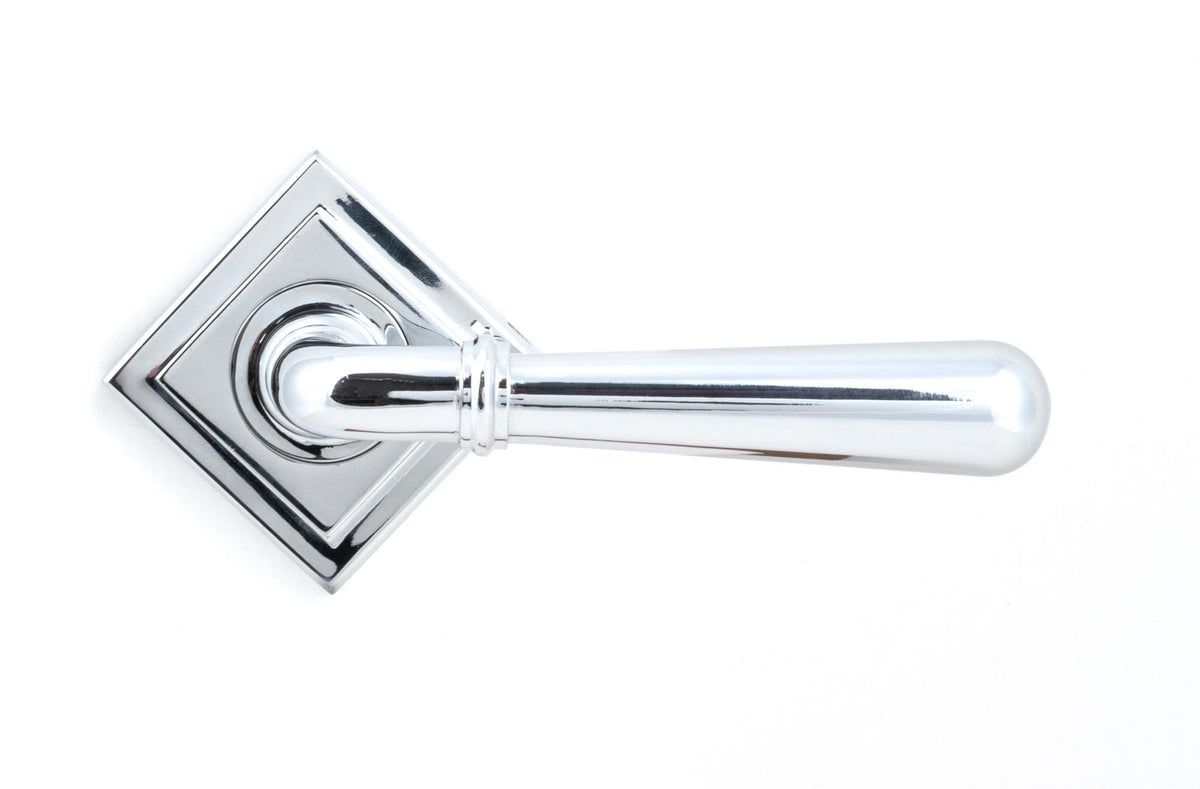 NEWBURY LEVER HANDLE+ROSE SPRUNG SQUARE 53x126x64 PCP - 46056 by MARCHES (ANVIL) ARCHITECTURAL HARDWARE