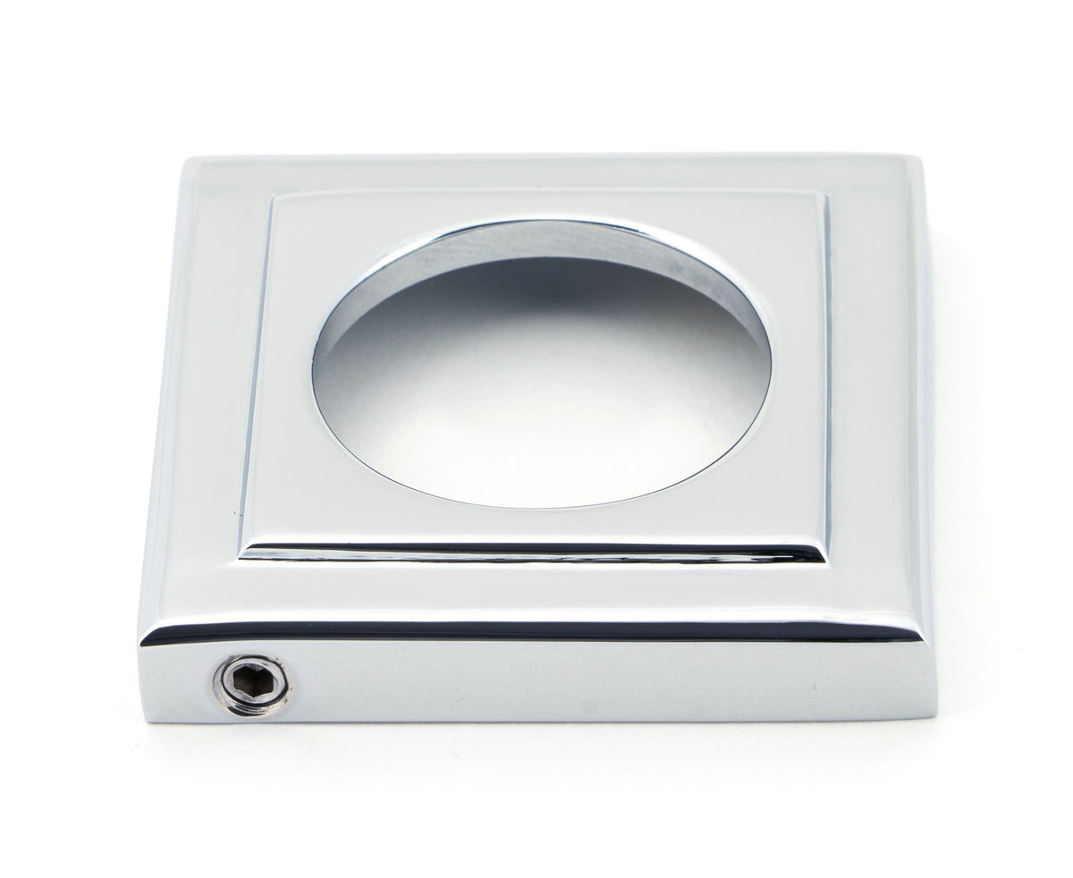 NEWBURY LEVER HANDLE+ROSE SPRUNG SQUARE 53x126x64 PCP - 46056 by MARCHES (ANVIL) ARCHITECTURAL HARDWARE