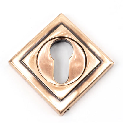 ESCUTCHEON ROUND EURO CNC SQUARE 53x53x8 PBZ - 46128 by MARCHES (ANVIL) ARCHITECTURAL HARDWARE