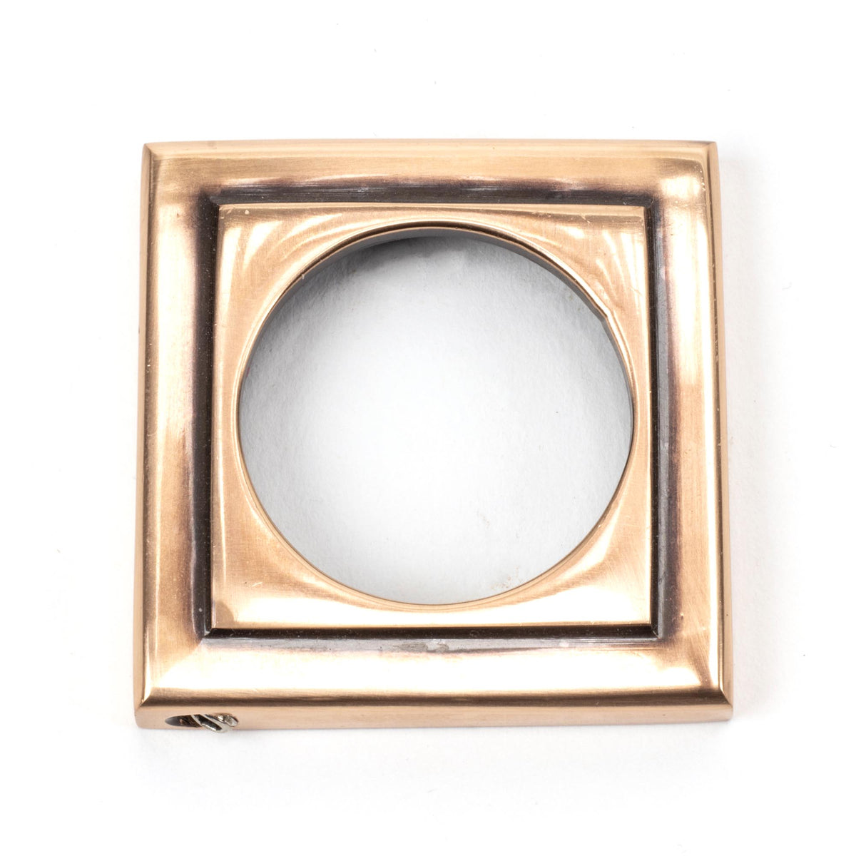 ESCUTCHEON ROUND EURO CNC SQUARE 53x53x8 PBZ - 46128 by MARCHES (ANVIL) ARCHITECTURAL HARDWARE