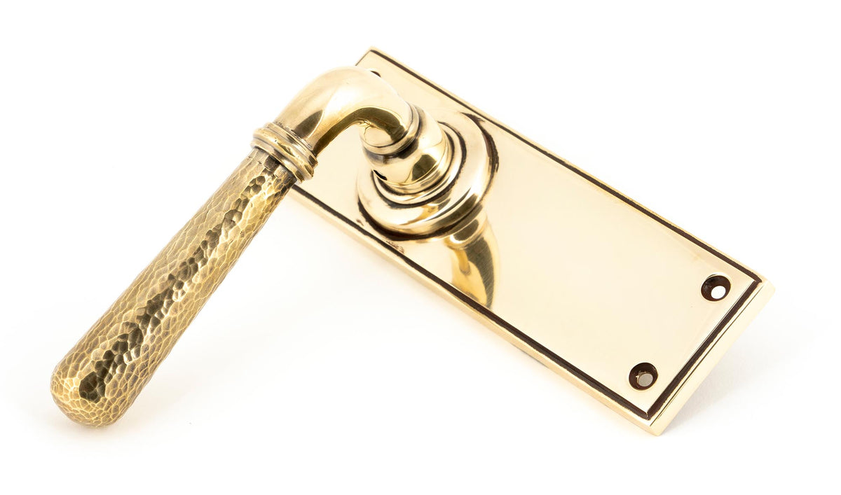 HAMMERED NEWBURY LEVER HANDLE LATCH 124x152x70 AGBR - 46210 by MARCHES (ANVIL) ARCHITECTURAL HARDWARE