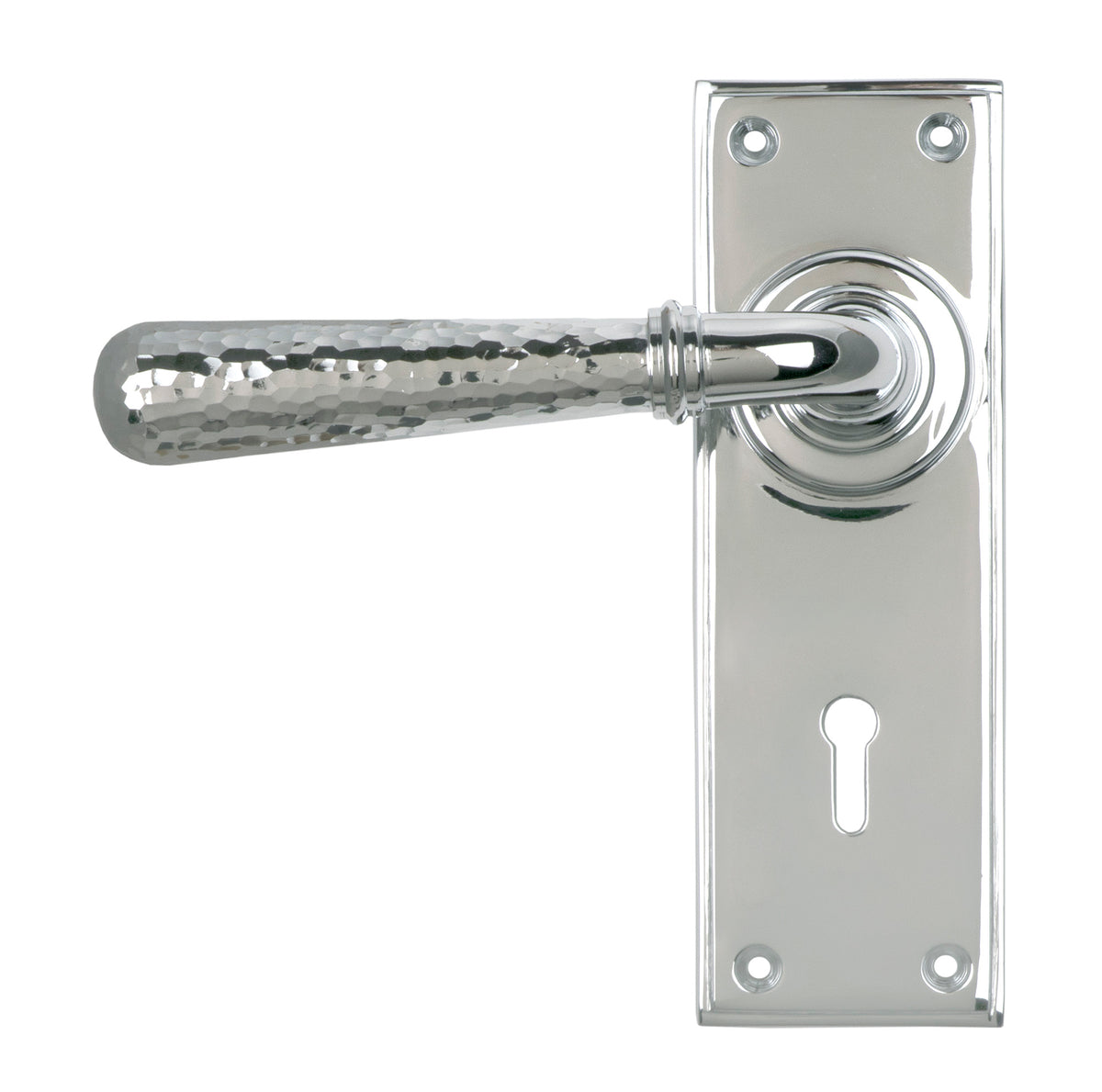 HAMMERED NEWBURY LEVER HANDLE LOCK 124x152x70 PCP - 46213 by MARCHES (ANVIL) ARCHITECTURAL HARDWARE