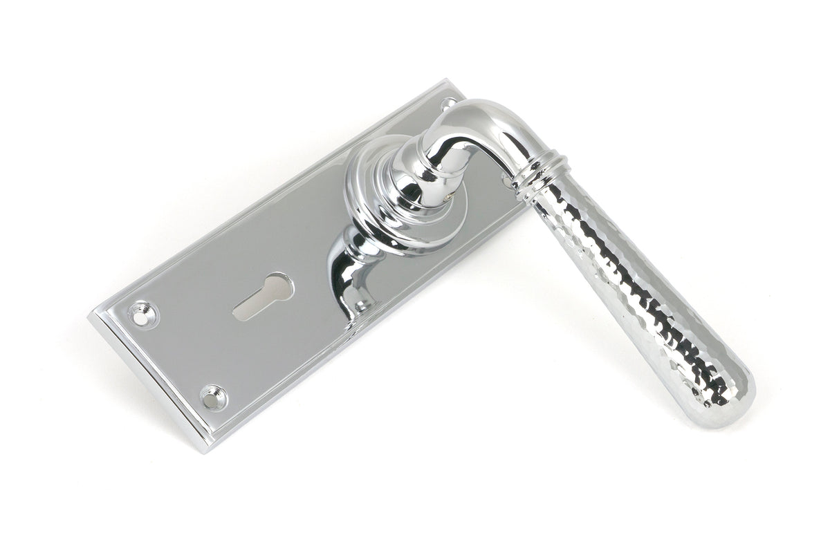 HAMMERED NEWBURY LEVER HANDLE LOCK 124x152x70 PCP - 46213 by MARCHES (ANVIL) ARCHITECTURAL HARDWARE