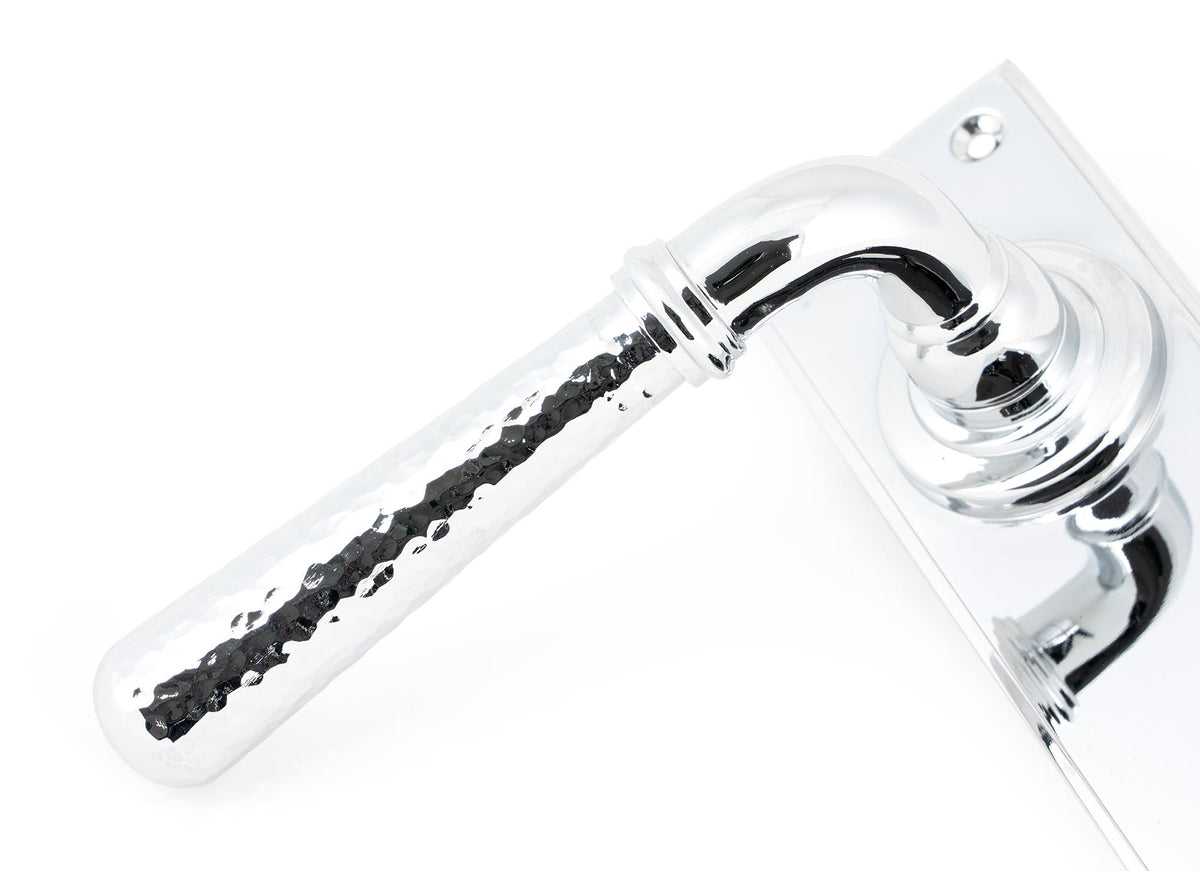 HAMMERED NEWBURY LEVER HANDLE LATCH 124x152x70 PCP - 46214 by MARCHES (ANVIL) ARCHITECTURAL HARDWARE