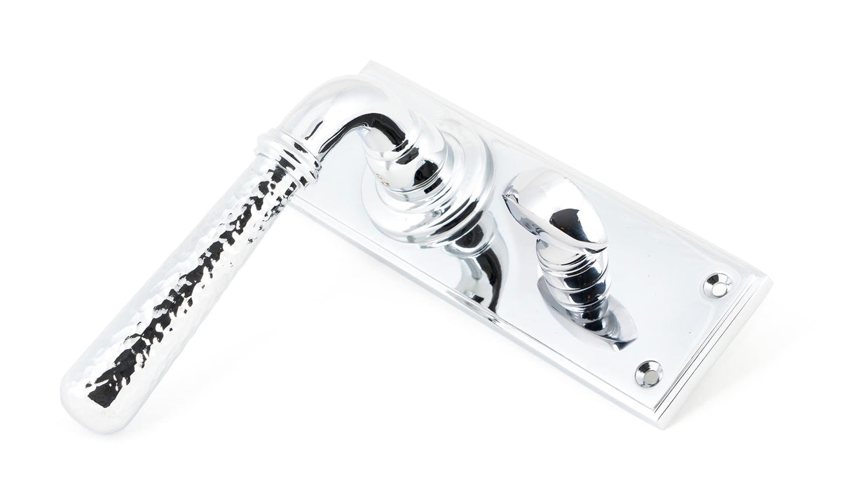 HAMMERED NEWBURY LEVER HANDLE BATH 124x152x70 PCP - 46215 by MARCHES (ANVIL) ARCHITECTURAL HARDWARE