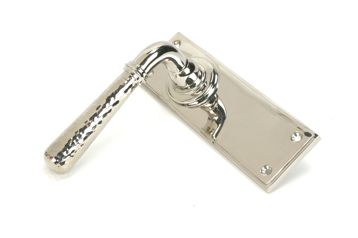HAMMERED NEWBURY LEVER HANDLE LATCH 124x152x70 PNP - 46218 by MARCHES (ANVIL) ARCHITECTURAL HARDWARE