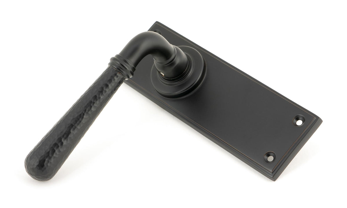 HAMMERED NEWBURY LEVER HANDLE LATCH 124x152x70 AGBZ - 46222 by MARCHES (ANVIL) ARCHITECTURAL HARDWARE