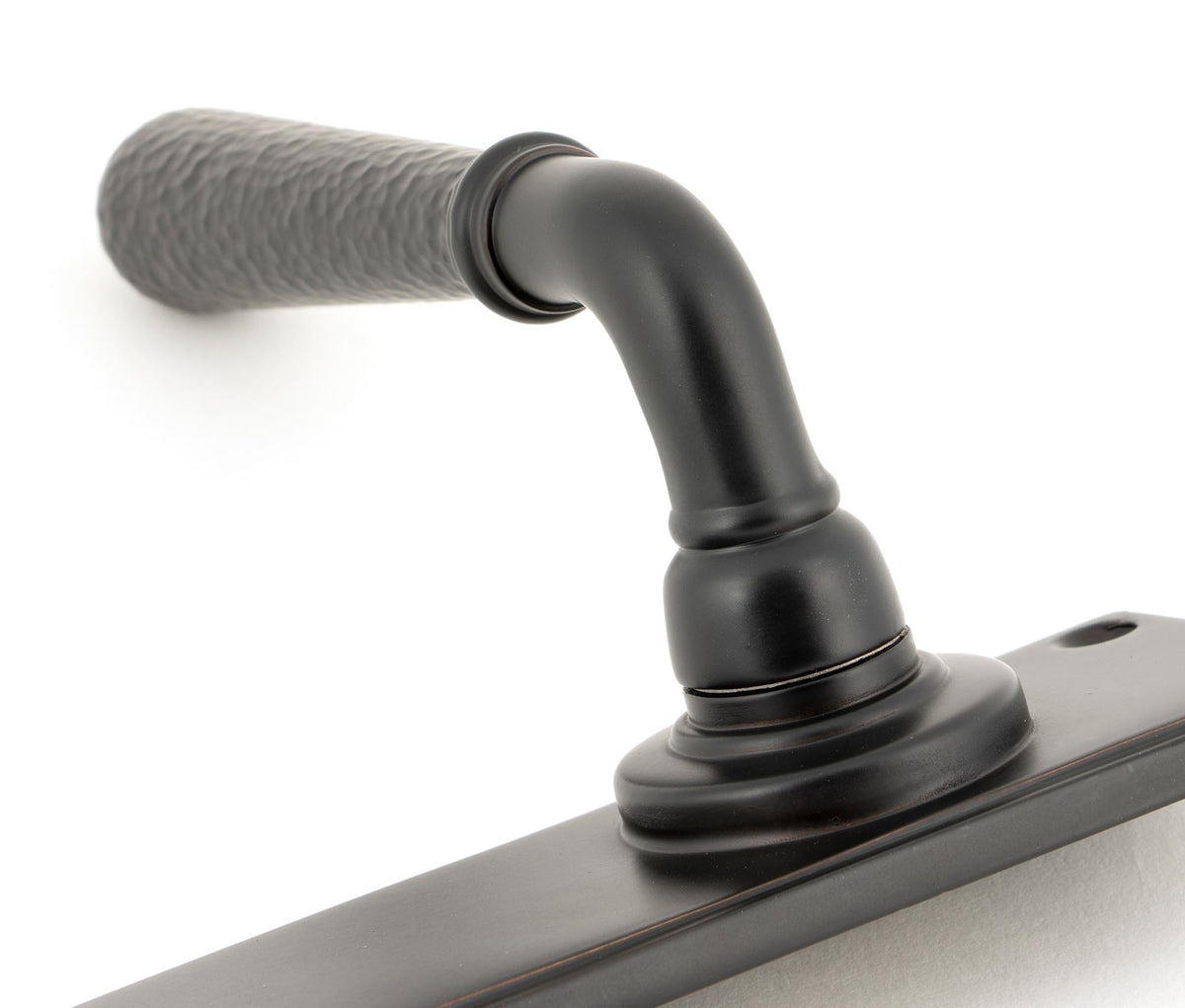 HAMMERED NEWBURY LEVER HANDLE BATH 124x152x70 AGBZ - 46223 by MARCHES (ANVIL) ARCHITECTURAL HARDWARE