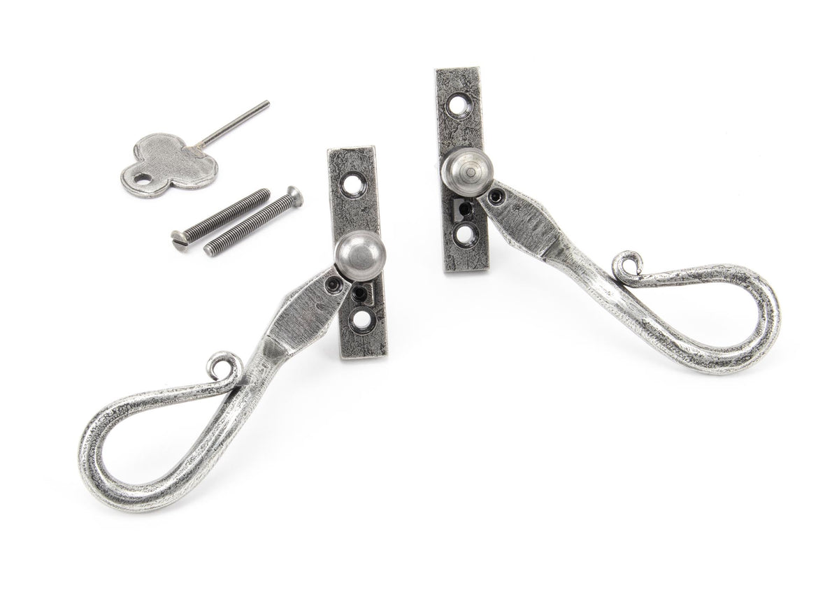 SHEPHERD'S CROOK ESPAGNOLETTE LH 140x16x50 PEW - 46232 by MARCHES (ANVIL) ARCHITECTURAL HARDWARE