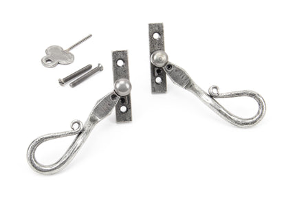 SHEPHERD'S CROOK ESPAGNOLETTE LH 140x16x50 PEW - 46232 by MARCHES (ANVIL) ARCHITECTURAL HARDWARE