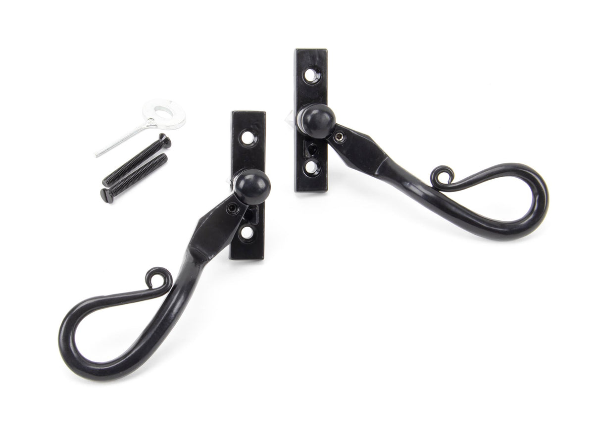SHEPHERD'S CROOK ESPAGNOLETTE RH 140x16x50 BLK - 46235 by MARCHES (ANVIL) ARCHITECTURAL HARDWARE