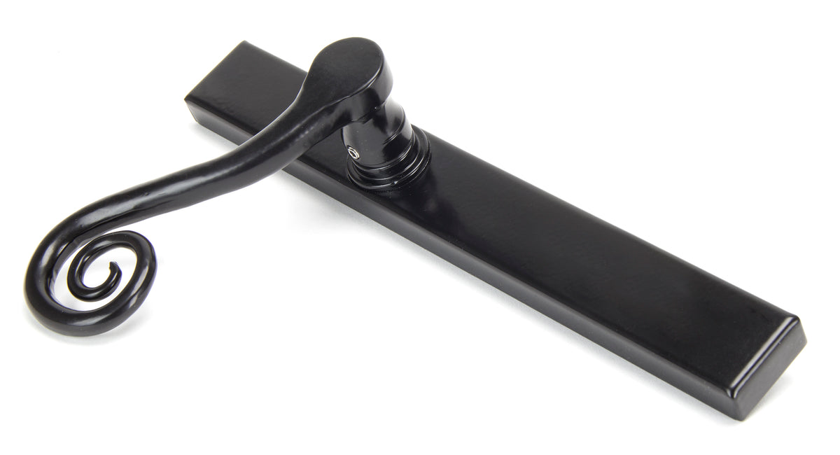 MONKEYTAIL SLIM LEVER ESPAGNOLETTE LATCH LH 128x242x58 BLK - 46397L by MARCHES (ANVIL) ARCHITECTURAL HARDWARE