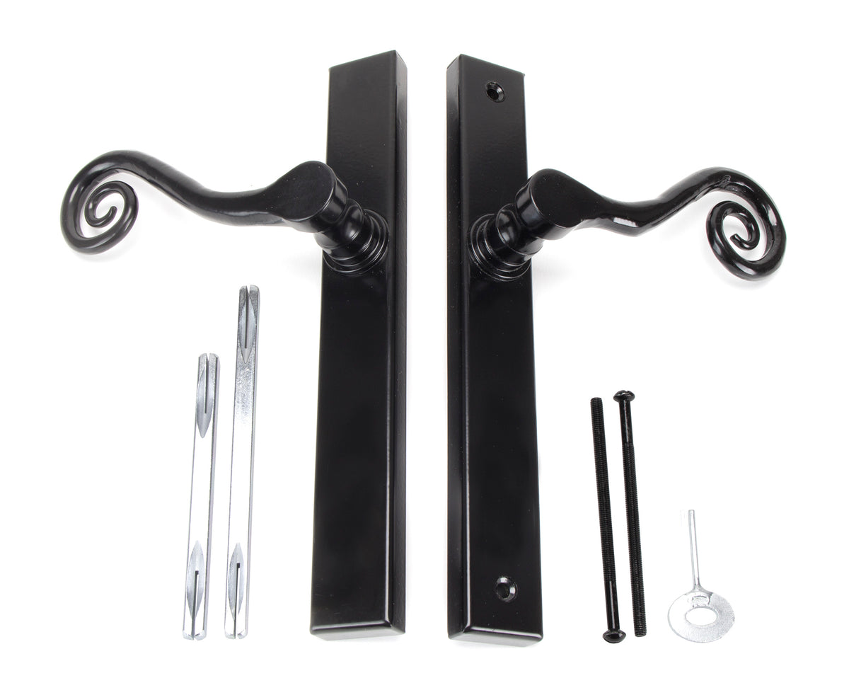 MONKEYTAIL SLIM ESPAG LATCH LH BLK - 46397L by MARCHES (ANVIL) ARCHITECTURAL HARDWARE
