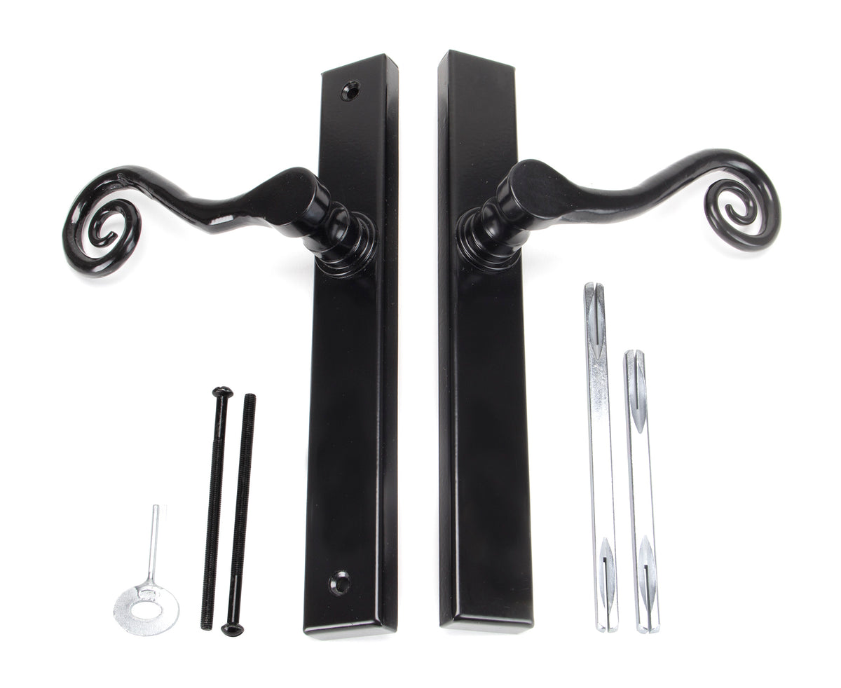 MONKEYTAIL SLIM ESPAG LATCH RH BLK - 46397R by MARCHES (ANVIL) ARCHITECTURAL HARDWARE