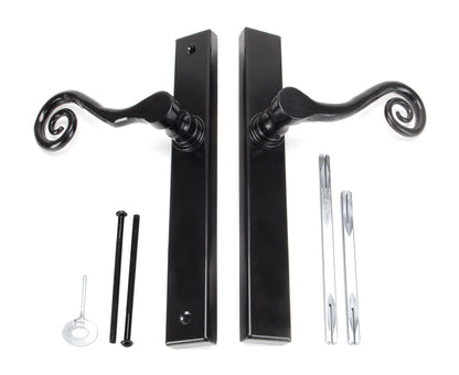 MONKEYTAIL SLIM ESPAG LATCH RH BLK - 46397R by MARCHES (ANVIL) ARCHITECTURAL HARDWARE