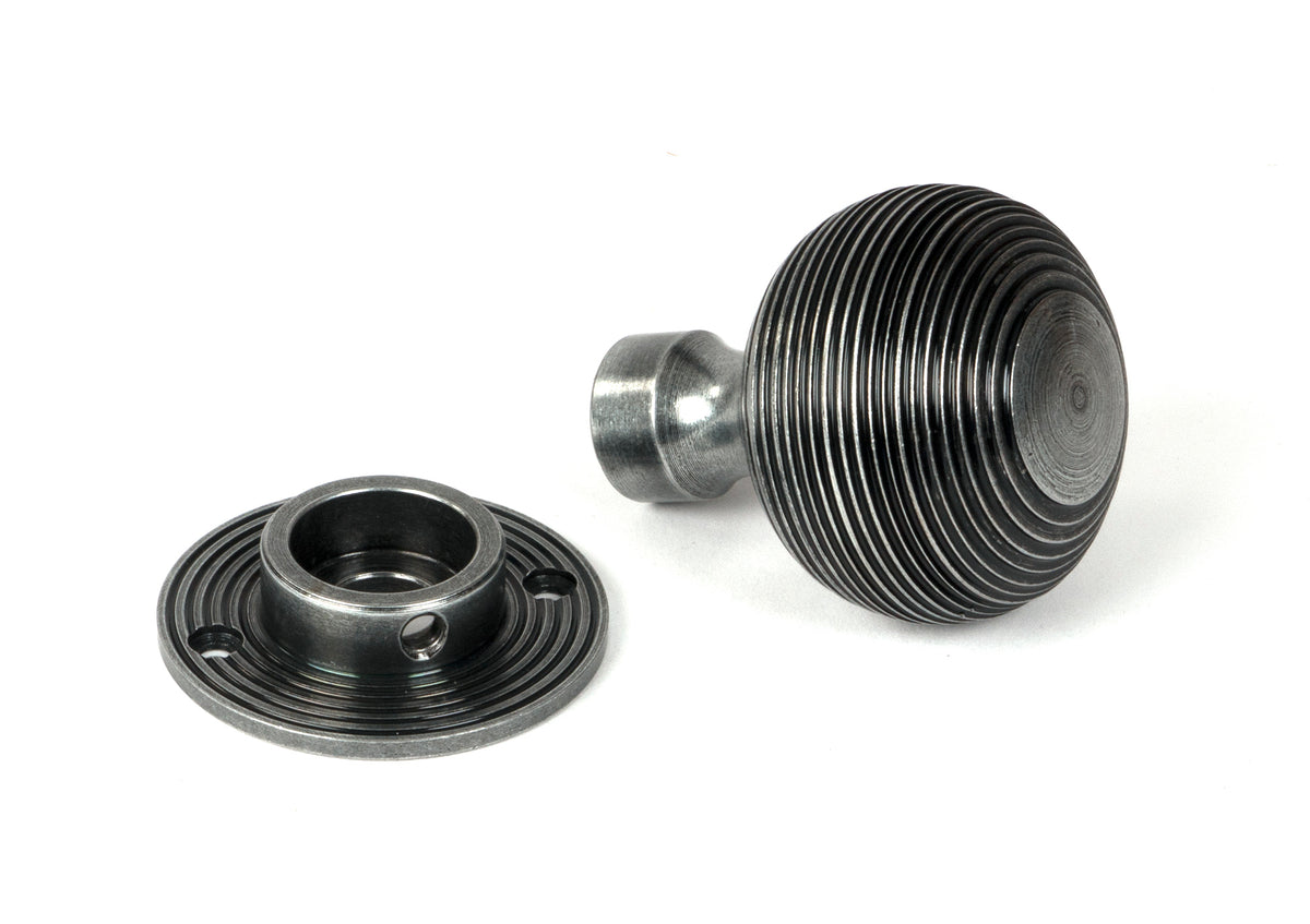 HEAVY BEEHIVE MORTICE/RIM KNOB 50x64x51 PEW - 46403 by MARCHES (ANVIL) ARCHITECTURAL HARDWARE