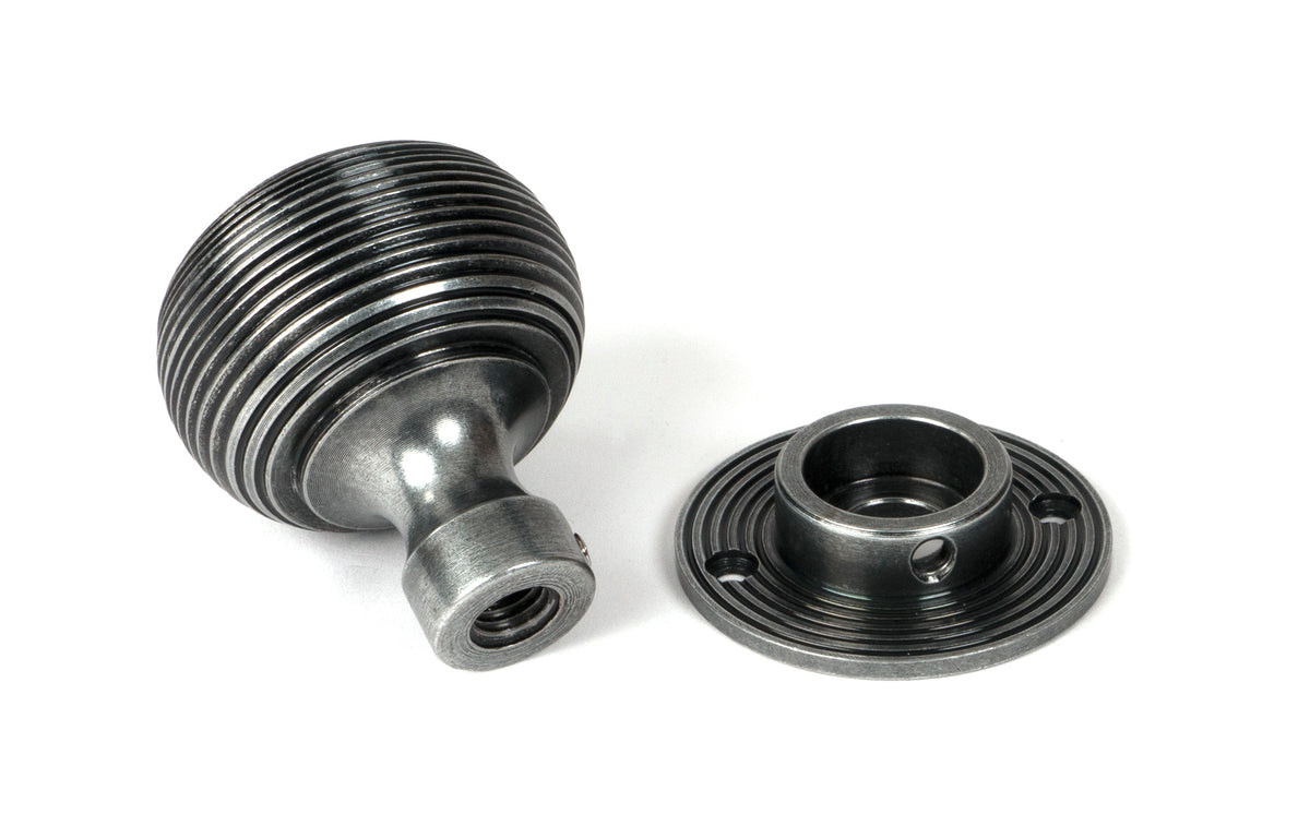 HEAVY BEEHIVE MORTICE/RIM KNOB 50x64x51 PEW - 46403 by MARCHES (ANVIL) ARCHITECTURAL HARDWARE