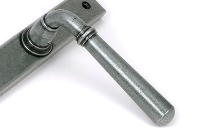 NEWBURY SLIMLINE LEVER ESPAGNOLETTE LATCH 124x244x70 PEW - 46412 by MARCHES (ANVIL) ARCHITECTURAL HARDWARE