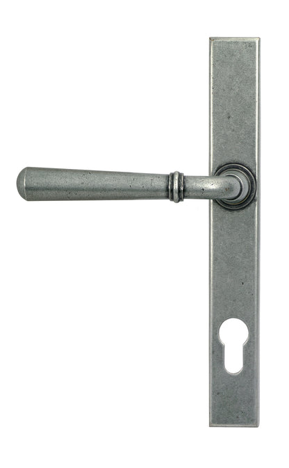 NEWBURY SLIMLINE LEVER ESPAGNOLETTE LOCK 124x244x70 PEW - 46414 by MARCHES (ANVIL) ARCHITECTURAL HARDWARE