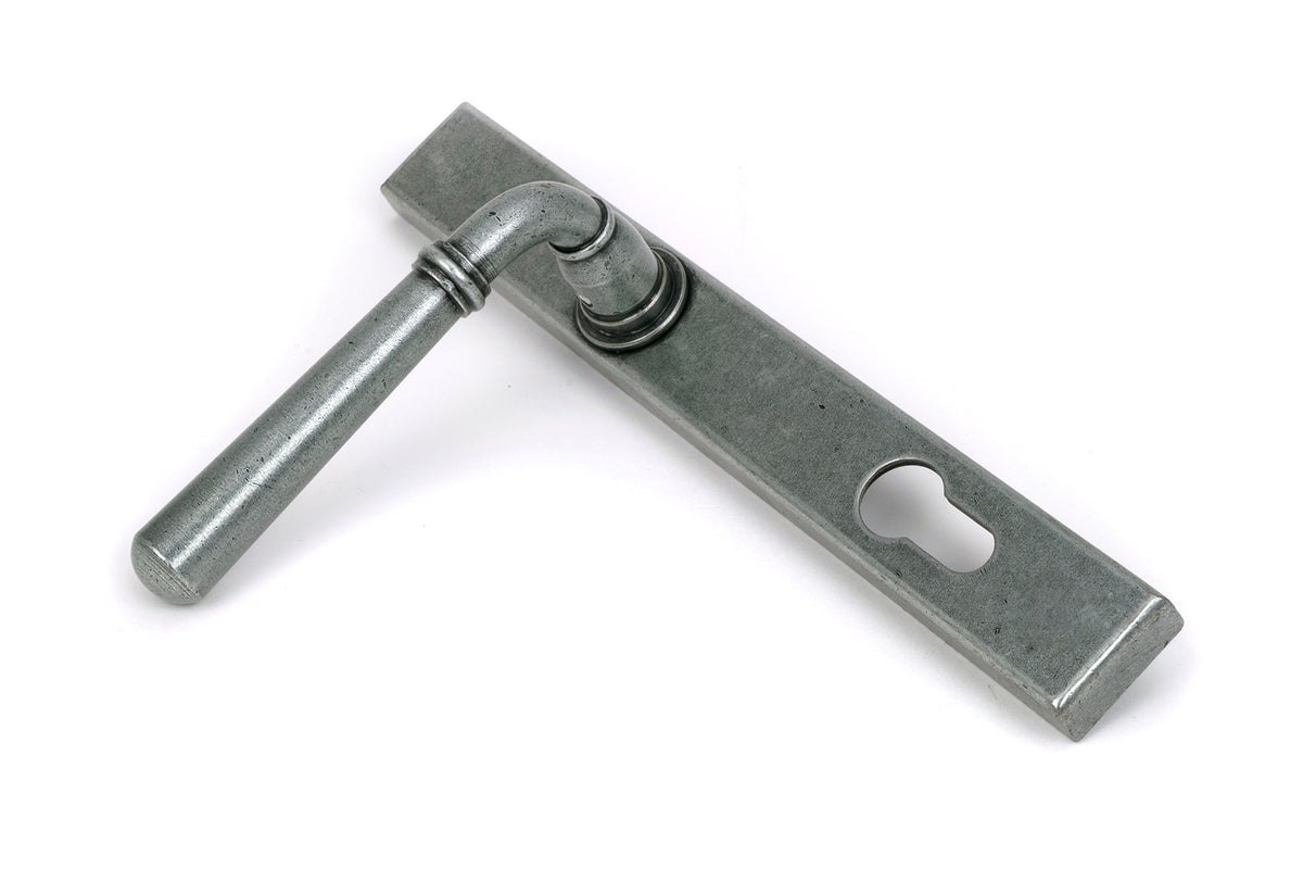 NEWBURY SLIMLINE LEVER ESPAGNOLETTE LOCK 124x244x70 PEW - 46414 by MARCHES (ANVIL) ARCHITECTURAL HARDWARE
