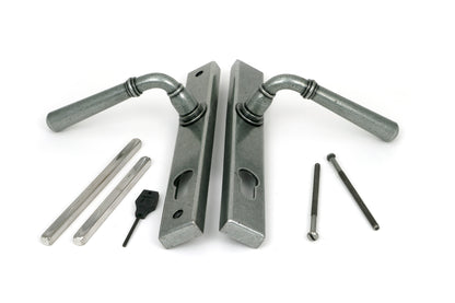 NEWBURY SLIMLINE LEVER ESPAGNOLETTE LOCK 124x244x70 PEW - 46414 by MARCHES (ANVIL) ARCHITECTURAL HARDWARE