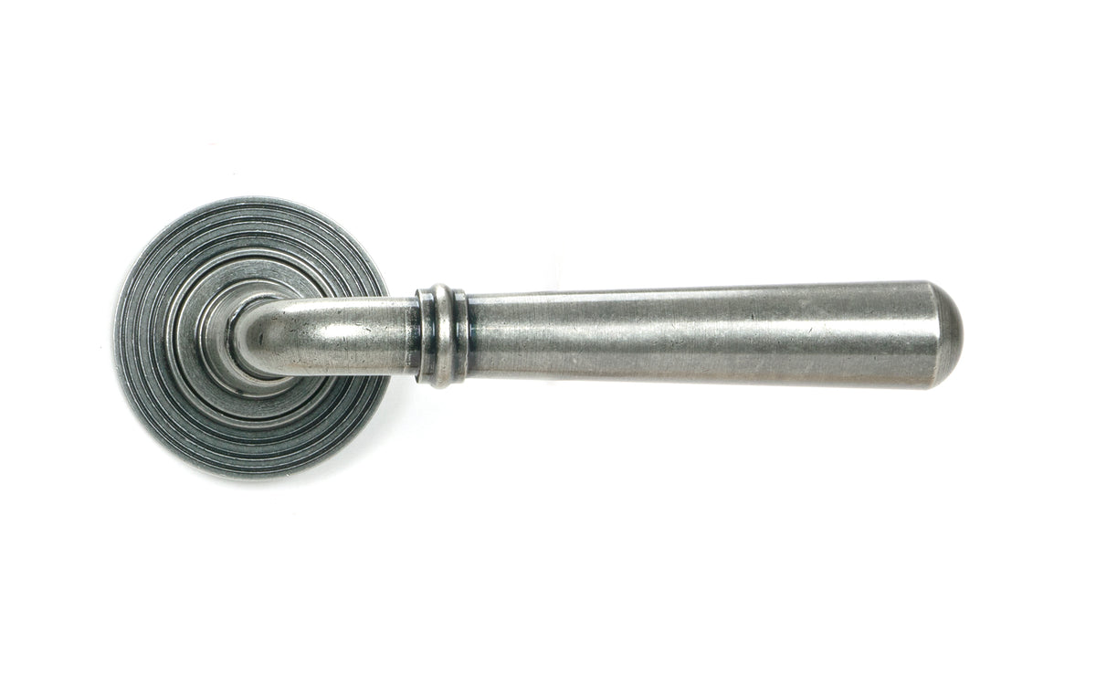 Pewter Newbury Lever on Rose Set (B - 46469 by MARCHES (ANVIL) ARCHITECTURAL HARDWARE
